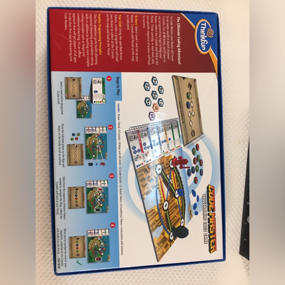 ThinkFun Code Master Programming Logic Game  Ages 8+ Minecraft Style Puzzles - Picture 5 of 10